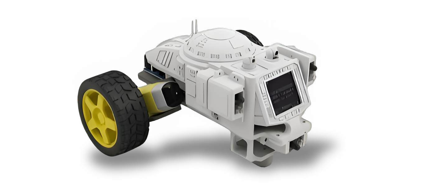 The planetary rover built in the workshop
